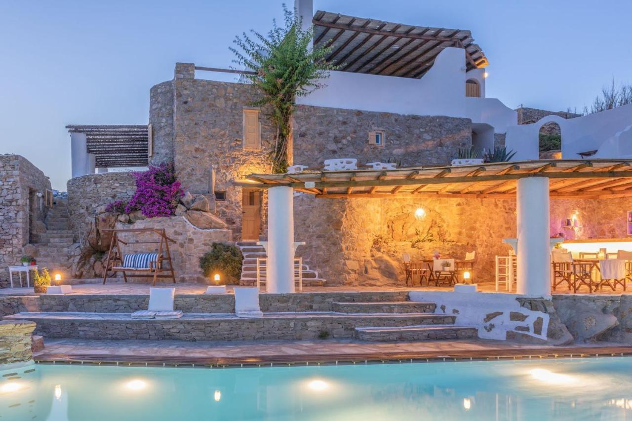 Anerousses Mykonian Traditional Houses Houlakia  المظهر الخارجي الصورة